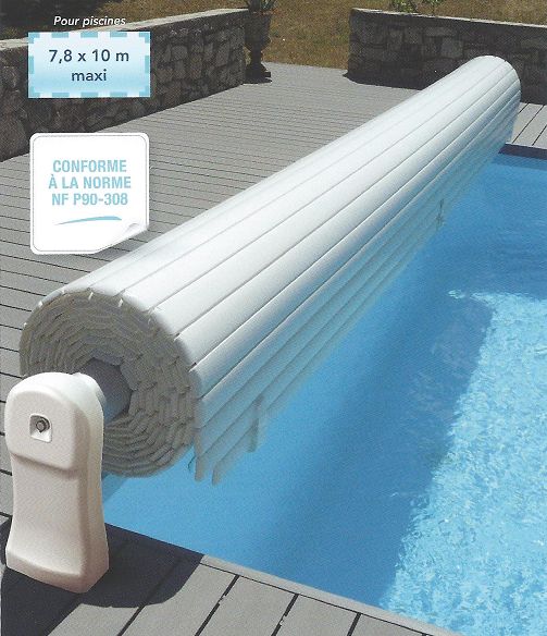 Volet roulant électrique hors sol pour piscine